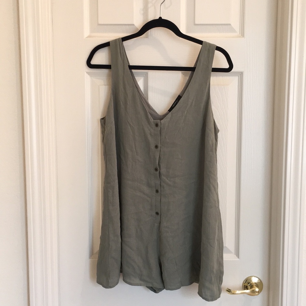 Light olive green romper